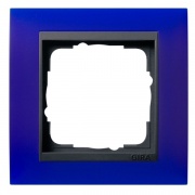Рамка 1-ая Gira Event Матово-Синый цвет вставки Антрацит
