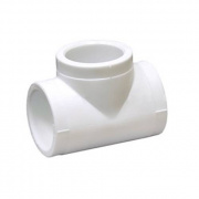 Тройник Fusitek - 40 (для полипропиленовых труб под пайку, цвет белый)
