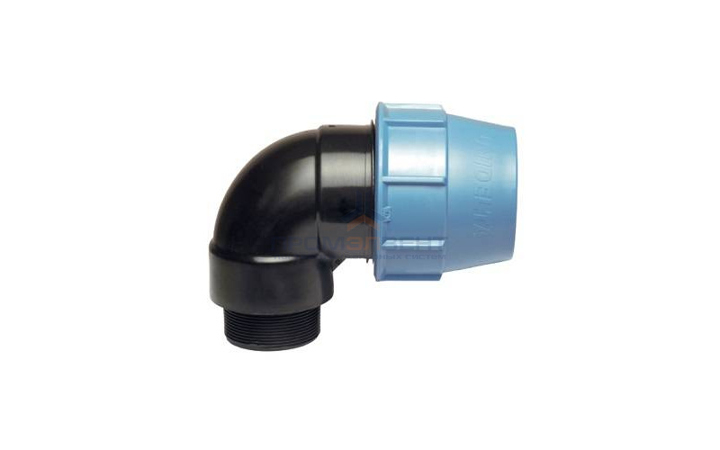 Переход на наружную резьбу угловой UNIDELTA 1008 - 75 x 2