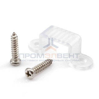 09-37 Крепеж пластиковый для светодиодной ленты 220В, чип 2835, 60д/м