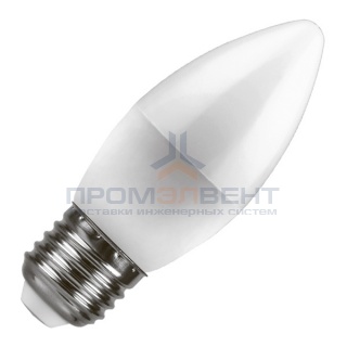 Лампа светодиодная свеча Feron LB-72 5W 4000K 230V E27 белый свет