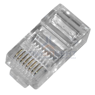 Вилка RJ 45 UTP кат. 5е - 8 контактов - ширина 11,7 мм Legrand